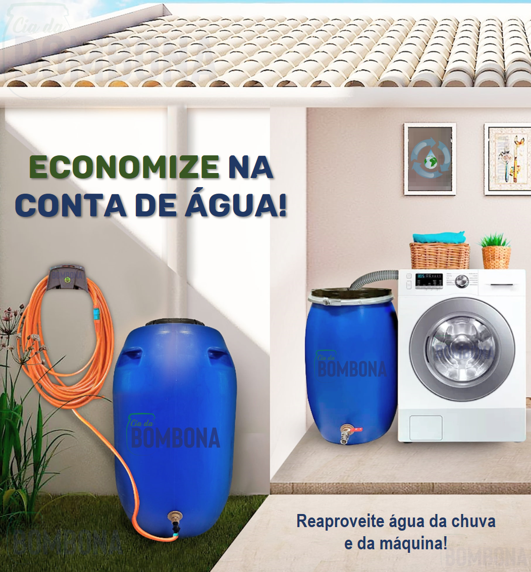 Economize e Ajude o Planeta: Use Bombonas como Cisterna para Armazenar Água da Chuva!